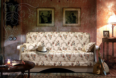 Коллекция мягкой мебели Камелия, диван 3-х местный