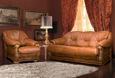 Коллекция мягкой мебели Милан-1, диван 3х-местый и кресло