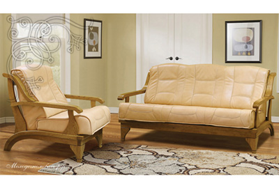 Коллекция мягкой мебели Партнер, диван 3-х местный и кресло