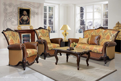 Коллекция мягкой мебели Турин, диван 3х-местный и кресла